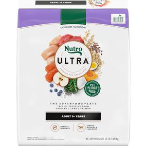 Nutro Ultra Adult Dry Dog Food with a Trio of Proteins from Chicken, Lamb and Salmon, 13 lb Bag