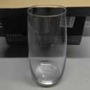 Wlasss Drinking Glasses Set of 6,  Crystal Water Glasses,Tall Glass Cups,Highball Glass for Cocktail,Juice,Mojito,Iced Tea,Kitchen and Bar Glassware,Gifts for Christmas