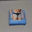 Hernia Belts for Men Inguinal, Hernia Support for Women and Men, Hernia Truss for Left or Right Side, Groin Belt, Adjustable Waist Strap with Removable Compression Pads (Large, Black)