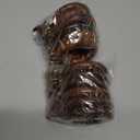 12 Pack Wooden Drapery Curtain Rod Rings with Clips for 1 inch to 1.5 inch Rod Pole, 1.75 inch Inner Diameter, Natural Rosewood (12, 1.75 INCH Inner Dia)