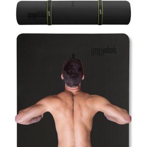 Gogokiwi Extra Wide Yoga Mat for Men Women (72"L x 36"W) Non Slip Fitness & Exercise Mat with Alignment Marks for Yoga, Pilates, Floor Workouts