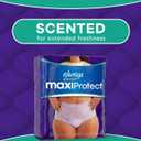 Always Discreet MaxiProtect Adult Diapers for Women, Incontinence Underwear, Scented, Postpartum Essentials, Bladder Leak Protection, Disposable Briefs, Maximum Plus Absorbency, Size S/M, 16 Count