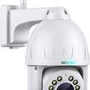 SV3C 4K PTZ WiFi Camera Outdoor 15X Optical Zoom, Wireless IP Security Camera 8MP, Auto Tracking, Floodlight Color Night Vision, 2-Way Audio, Metal Shell, RTSP, FTP, SD Card Record, Onvif Conformant