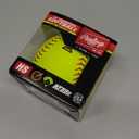 Rawlings | Official Dream Seam Fastpitch Softballs | 11" USA/ASA | Synthetic Cover C11RYSA | 12 Count (Yellow)