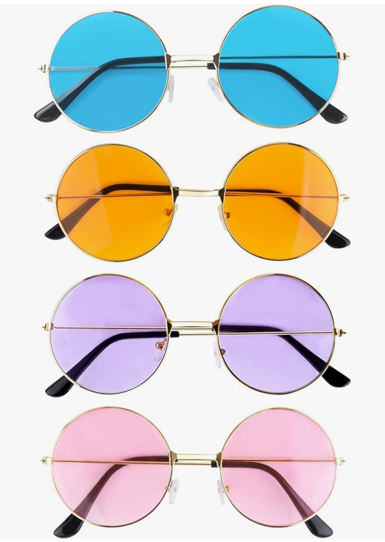 CHRORINE Hippie Sunglasses Assorted Colors hippie glasses for women