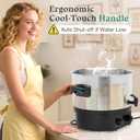 14.5QT Electric Water Bath Canning Machine, Equipped with Temperature Knob Control and Timer Automatic Insulation, Suitable for Beginners and Professionals to Make Canned Fruits, Jams, Pickles, Etc