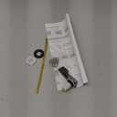 Hygie Rinse Universal Front Mount Metal Toilet Handle Replacement Kit Compatible with American Standard/Mansfield/Gerber/TOTO, Toilet Tank Flusher Lever with Bead Flapper Chain, Brushed Nickel