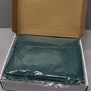 Anytime Home Curtains Blackout and Sheer Layered Solid Window Curtain Panel Pair with Grommet Top, 52Wx84L,Dark Green