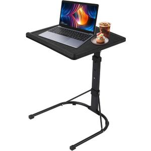 Gocamptoo Folding TV Tray Table, Multi-Functional Personal Activity Table, Adjustable Height TV Dinner Table, Space Saving