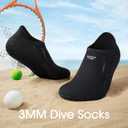 WATERTIME Neoprene Water Socks 3mm, Sand Proof Beach Volleyball Diving Socks for Outdoor Water Sports (Medium)
