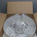 Ceiling Fans with Lights, 20" Boho Ceiling Fan with Light Flush Mount, Drum Rattan Low Profile with 6 Speeds, Remote Control for Bedroom, Nursery, Living Room