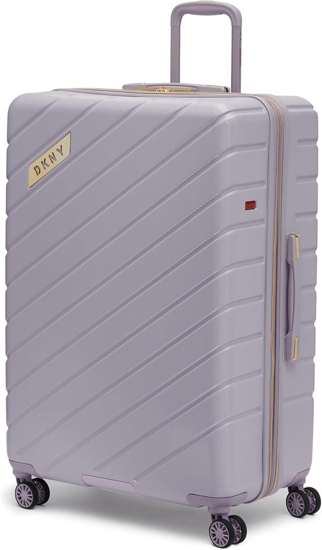 DKNY Stripe Upright Hardside Luggage 31", Lavender