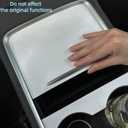 frani Center Console Wrap (White Edition) Designed for Tesla Model 3/Y 2021-2025,Tesla Center Console cover for Model 3/Y(Not for Model 3 Highland 2024-2025)