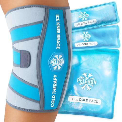 Knee Ice Pack Wrap (1 Pack) - Adjustable Ice Pack for Knees Surgery, Replacement, Arthritis Pain, ACL, Sports Injuries, Post Surgery, for Long Duration - 1 Pack