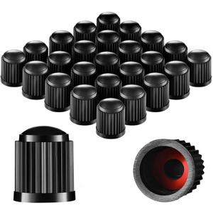 3 x DBlosp Car Tire Valve Stem Caps, 50 PCS Plastic Tire Valve Stem Caps, Durable & Stylish Air Caps for Cars, SUVs, Trucks, Bikes, Motorcycles - Corrosion Resistant, Leak-Proof Accessories
