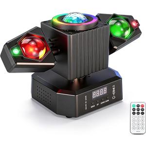 Dreamland Party Disco Light, Disco Ball Dj Light Sound Activated with Remote Control Stage Strobe for Parties KTV Christmas (Angel)