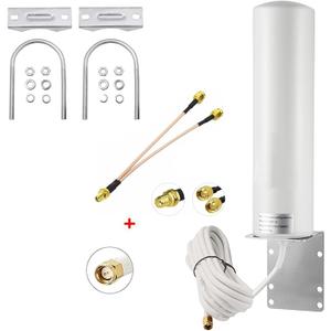 High Gain 10dBi SMA Male Wide Band 3G/4G LTE Modems, Routers, & Cell Boosters Omni-Directional Outdoor Fixed Mount Antenna for Verizon, AT&T, T-Mobile Mobile Cell Phone 4G LTE Router, Eifagur High Gain 10dBi SMA Male Wide Band 3G/4G LTE Modems, Routers, & Cell Boosters Omni-Directional Outdoor Fixed Mount Antenna for Verizon, AT&T, T-Mobile Mobile Cell Phone 4G LTE Router, Eifagur