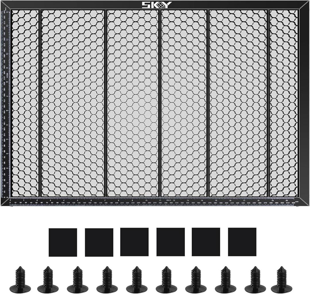 Honeycomb Laser Bed for XTool S1 Laser Engraver and Cutter Machine. Steel Honeycomb Cutting Bed for XTool S1 Laser Cutter