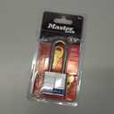 Master Lock 3DLH Outdoor Padlock with Key, 1 Pack (2" shackle)