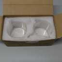 Espresso Cups Set of 2, 4 Oz Espresso Shot Glass with Handle Double Spout Cups Clear Glass Milk Cup Coffee Accessories Great for Making Coffee Desserts Salad Dressing