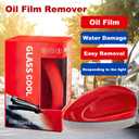 2 x Powerful Windshield Cleaner & Oil Film Remover, Glass Cool - Glass Cleaning Mouse, Windshield Cleaning Tool Streak-Free Formula Fast-Acting And Easy To Use For All Glass Surfaces