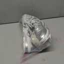 BABUDOG Womens Warm Fur Lined Mid-Calf Boots Waterproof Winter Snow Boots Non-slip Lace up Combat Boots (Size 9, Silver)