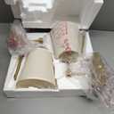 Dimmable Wall Sconces Set of 2, Gold Bathroom Vanity Lighting Fixtures, Modern Gold Wall Light with On Off Switch for Living Room Bedroom Hallway