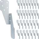 30 Pack Hurricane Straps Brackets, Heavy Duty Hurricane Ties with Black Powder-Coated, Hurricane Straps Trusses/Rafters Ties Brackets Joist Hangers for Wood, Shed, Roof
