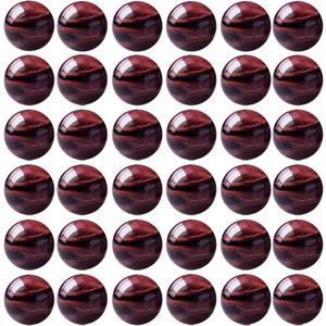 Natural Stone Beads 100pcs 8mm Red Tiger Eye Round Genuine Real Stone Beading Loose Gemstone Hole Size 1mm DIY Charm Smooth Beads for Bracelet Necklace Earrings Jewelry Making (Red Tiger Eye, 8mm)