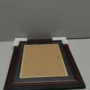 GraduationMall 8.5x11 Diploma Frame with Black over Gold Mat or Display 11x14 Document without Mat, UV Protection Acrylic, Mahogany with Gold Beads