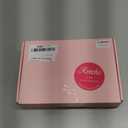 REECHO Clip in Hair Extensions, 4PCS Blonde Hair Extensions 24" Thick Long Beach Waves hair extensions HE003 Invisible Lace Weft Natural Soft Hairpieces for Women  Platinum Blonde