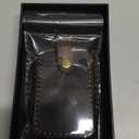 Key Fob Cover Compatible with 2019-2025 Mazda 3 6 CX-70 CX-90 CX-3 CX-5 CX-9 CX-30 CX-50 MX-5 Miata. 4 Button Smart Leather Car Key Shell Case Chain Accessories/ Black