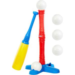 Little Tikes T-Ball Set, Red, 5 Balls, for Toddlers Ages 18+ Months