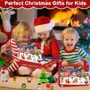 2025 Christmas Advent Calendar, 24 Days Countdown Calendar Jumbo Slow Rising & Mochi Squishy Toys Soft Cute Stress Relief Toys for Kids Girls Boys Teens Rewards Christmas Party Favor Gifts