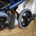 2-in-1 Rollator Walker for Seniors with Seat for All-Terrain Transport Use