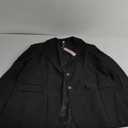 Women's 2 Piece Skirt Sets Business Casual Blazer Suit Mini Pleated Skorts Button Jackets Matching Outfits Black XL