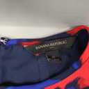 Banana Republic Red Blue Floral Print Size 0