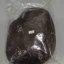 Dark Brown Long Wigs for Women Layered Wavy Wig with Curtain Bang Synthetic Dark Brown Wavy Natural Looking Layered Butterfly Blonde Hair for Black White Women Daily Party Use 4# 24Inch