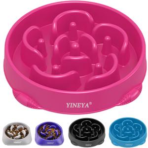 4 Cups Slow Feeder Dog Bowls Large Breed, Anti-Choking Pet Supplies, Maze Dog Food Bowl, Puzzle Feeder That Slow Down Eating