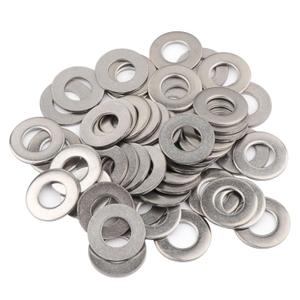 1/2'' Flat Washers OD 1-1/16'' 304 Stainless Steel Washers SAE Metal Washers, Pack of 50