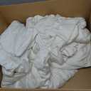 10 Panels 5x12ft Ivory Backdrop Curtains for Parties, Wrinkle Free Polyester Ivory Photo Backdrop Drapes 12 ft Long Back Drop Cloth for Wedding Birthday Photography Background Party, 5ftx12ft_10 Panels
