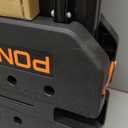 Pony Portable Folding Work Table, 2-in-1 as Sawhorse & Workbench, 31 W25 D25-35H, Large Load Capacity with 4pcs Clamps, 4pcs Bench Dogs