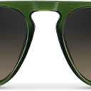 WearMe Pro Polarized Modern Aviator One-Bridge Square Mens Sunglasses