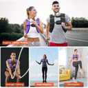 Poudee Weighted Vest, 8lb Weight Vest for Men Women, Body Weight Vests Adjustable with Reflective Stripe for Strength Training, Running, Workout, Jogging, Walking