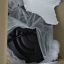 Retractable Garden Hose Reel 1/2 in x 100 ft, Heavy Duty Wall Mounted Hose Reel with 10- Function Sprayer Nozzle, Any Length Lock/Automatic Slow Return System/180Swivel Bracket/UV Resistant, Black