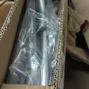 Vaunn Medical Deluxe Spa Shower Chair with Arms and Back, Bath Seat for Seniors, 350 lbs Max Weight, White With Light Gray Arms