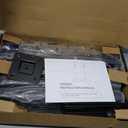 USX MOUNT Bookshelf Speaker Stands Pair, Height Adjustable Extends 32-42 inch for Rear Surround Sound Speakers, Floor Satellite Speaker Stands for Vizio Bose Sony JBL Klipsch Polk, Max Load 11 lbs