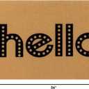 Vaukki Outside Welcome Doormat 24''x36'', Non Slip Coco Coir Door Mat