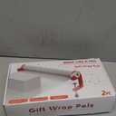 Tabletop Gift Wrapping Tool with Tape Dispenser, 2-Pack Adjustable Wrapping Paper Table Clamps with 2 Tapes Perfect for Valentine's Day, Easter, and Crafting