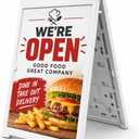 24" x 36" A Frame Sign, Double-Sided Water Fillable Sandwich Board